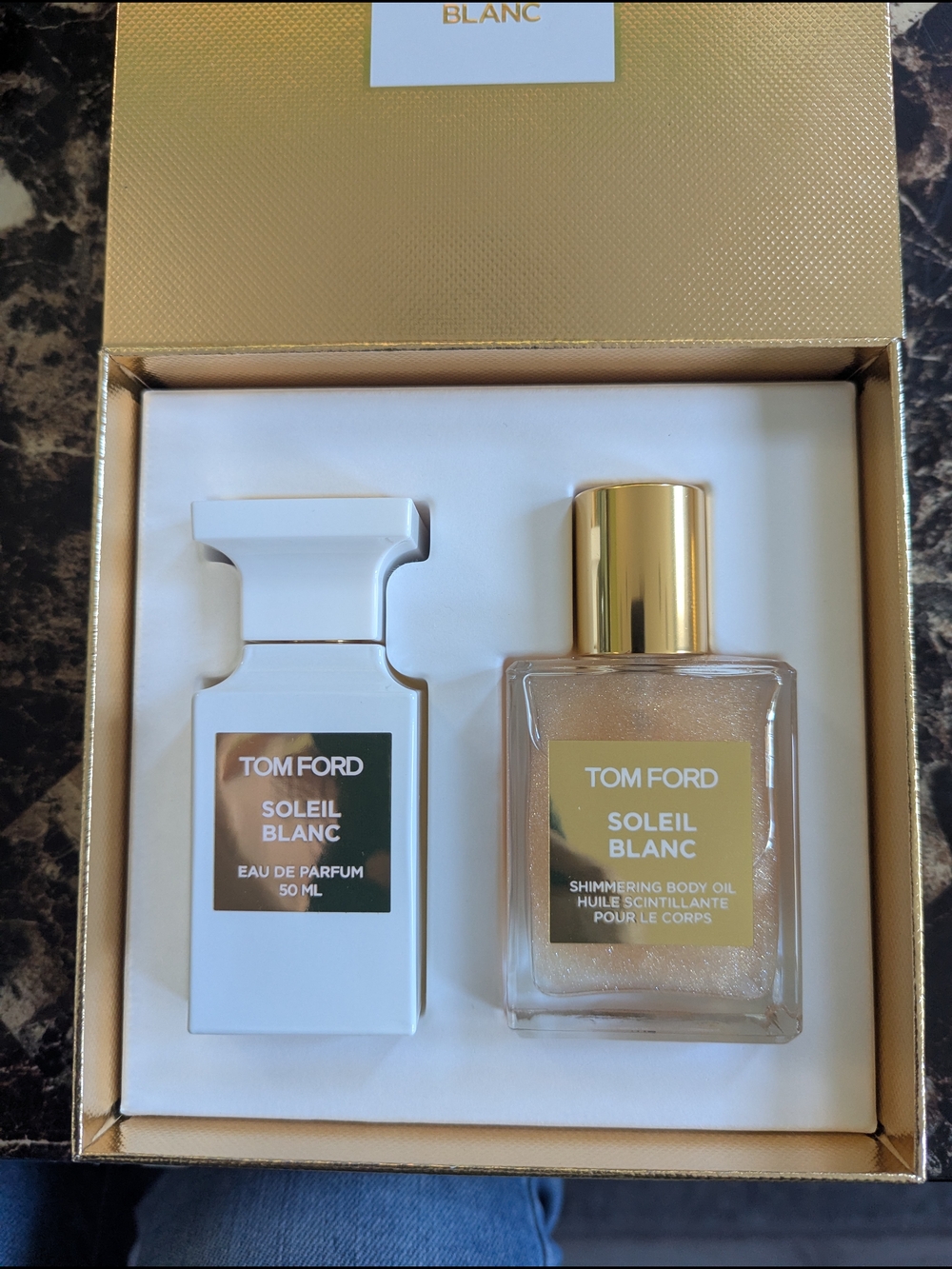 Tom Ford Soleil Blanc Gift Set - Gold and White